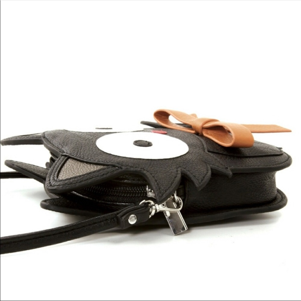 Brand New Adorable Black  CAT Crossbody Bag - Picture 3 of 4